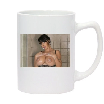 Holly Halston 14oz White Statesman Mug