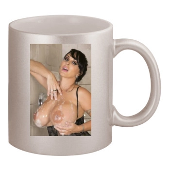 Holly Halston 11oz Metallic Silver Mug