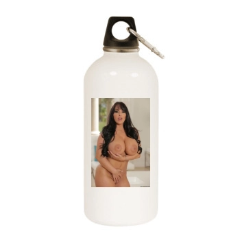 Holly Halston White Water Bottle With Carabiner