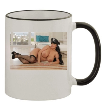 Holly Halston 11oz Colored Rim & Handle Mug