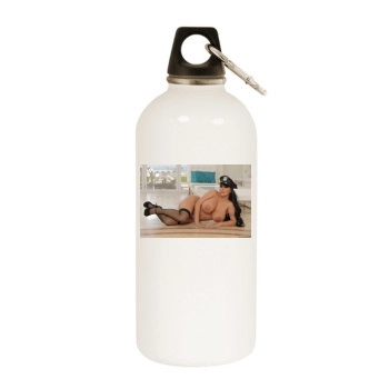 Holly Halston White Water Bottle With Carabiner