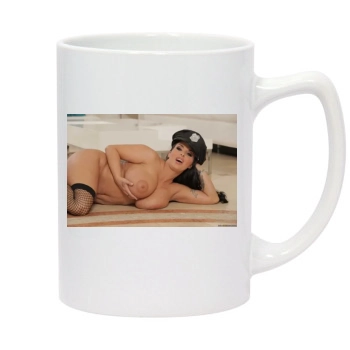 Holly Halston 14oz White Statesman Mug