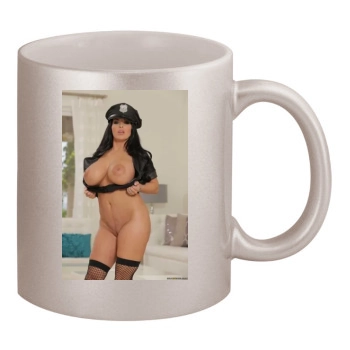 Holly Halston 11oz Metallic Silver Mug