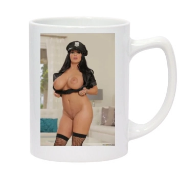 Holly Halston 14oz White Statesman Mug