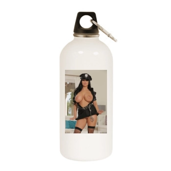 Holly Halston White Water Bottle With Carabiner