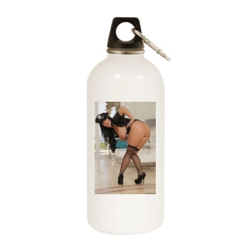 Holly Halston White Water Bottle With Carabiner