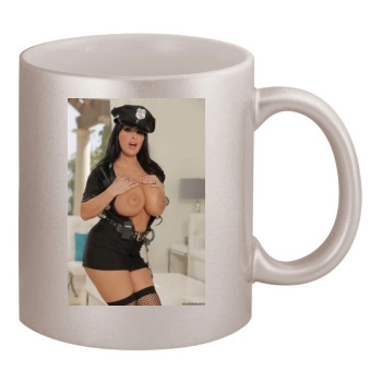 Holly Halston 11oz Metallic Silver Mug