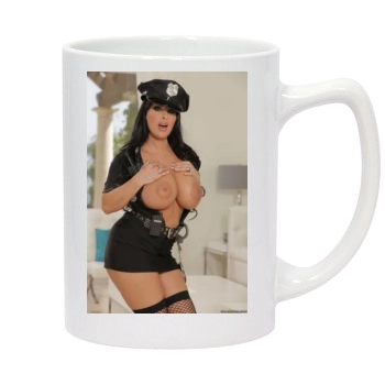 Holly Halston 14oz White Statesman Mug