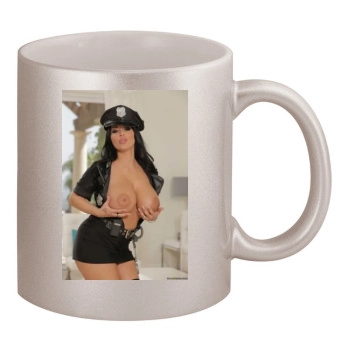 Holly Halston 11oz Metallic Silver Mug