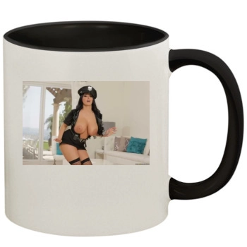 Holly Halston 11oz Colored Inner & Handle Mug