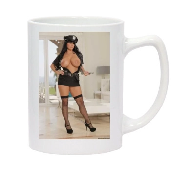 Holly Halston 14oz White Statesman Mug