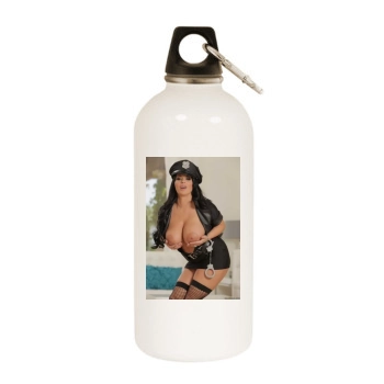 Holly Halston White Water Bottle With Carabiner