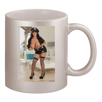 Holly Halston 11oz Metallic Silver Mug