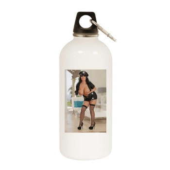 Holly Halston White Water Bottle With Carabiner