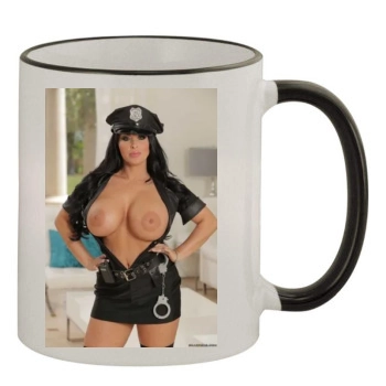 Holly Halston 11oz Colored Rim & Handle Mug