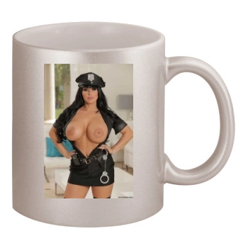 Holly Halston 11oz Metallic Silver Mug