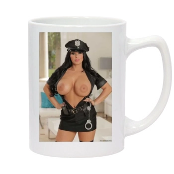 Holly Halston 14oz White Statesman Mug