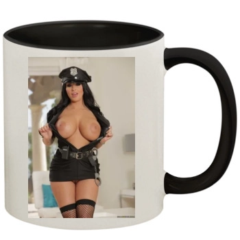 Holly Halston 11oz Colored Inner & Handle Mug