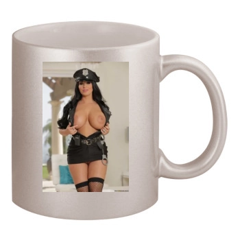 Holly Halston 11oz Metallic Silver Mug