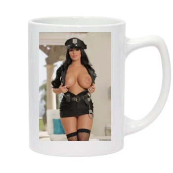 Holly Halston 14oz White Statesman Mug