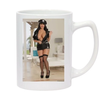 Holly Halston 14oz White Statesman Mug