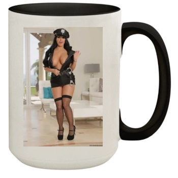 Holly Halston 15oz Colored Inner & Handle Mug