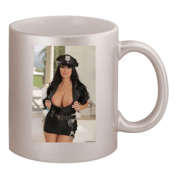 Holly Halston 11oz Metallic Silver Mug