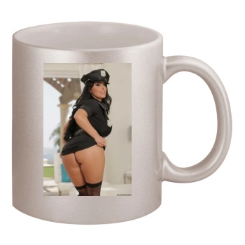 Holly Halston 11oz Metallic Silver Mug