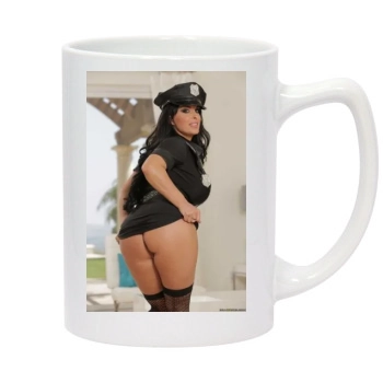 Holly Halston 14oz White Statesman Mug