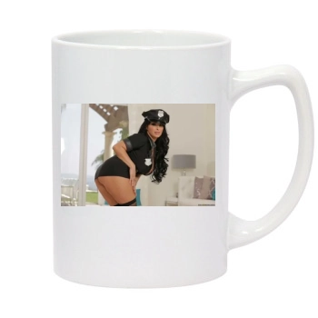 Holly Halston 14oz White Statesman Mug