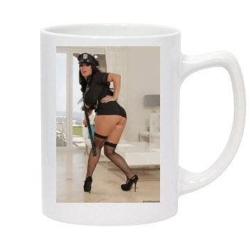 Holly Halston 14oz White Statesman Mug