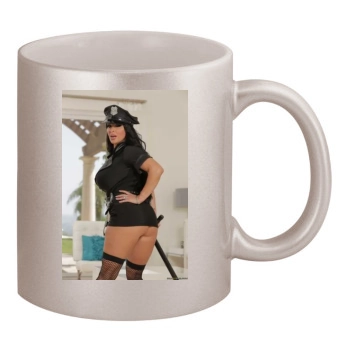 Holly Halston 11oz Metallic Silver Mug