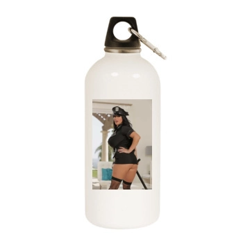 Holly Halston White Water Bottle With Carabiner