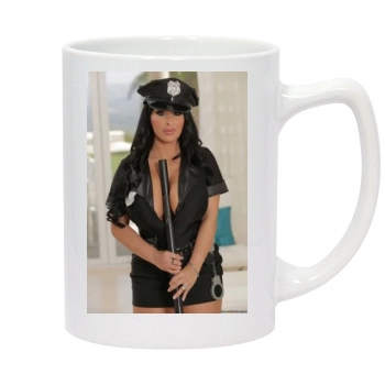 Holly Halston 14oz White Statesman Mug