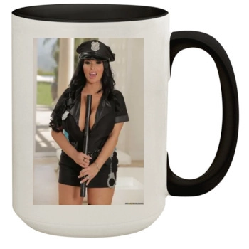 Holly Halston 15oz Colored Inner & Handle Mug