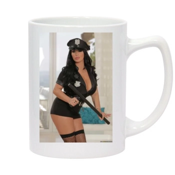 Holly Halston 14oz White Statesman Mug