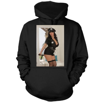 Holly Halston Mens Pullover Hoodie Sweatshirt