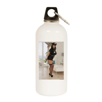 Holly Halston White Water Bottle With Carabiner