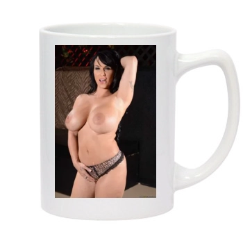 Holly Halston 14oz White Statesman Mug