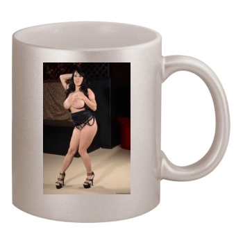 Holly Halston 11oz Metallic Silver Mug