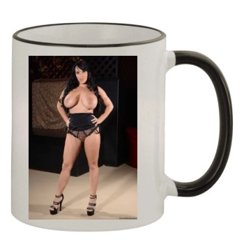 Holly Halston 11oz Colored Rim & Handle Mug