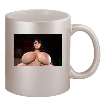 Holly Halston 11oz Metallic Silver Mug