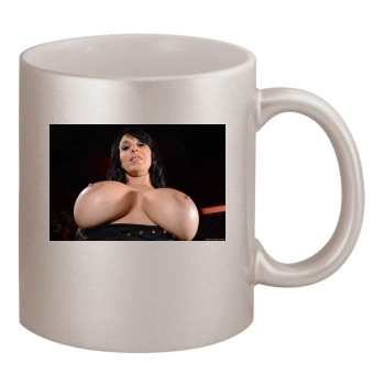 Holly Halston 11oz Metallic Silver Mug