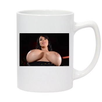 Holly Halston 14oz White Statesman Mug