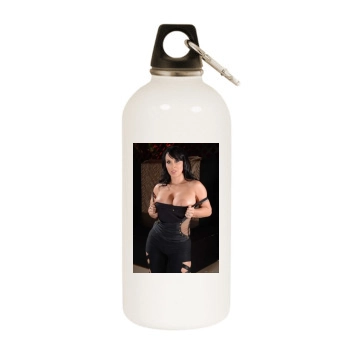 Holly Halston White Water Bottle With Carabiner