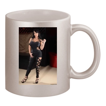 Holly Halston 11oz Metallic Silver Mug