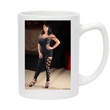 Holly Halston 14oz White Statesman Mug