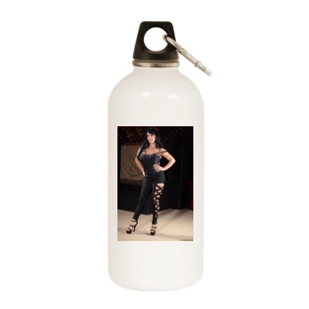 Holly Halston White Water Bottle With Carabiner