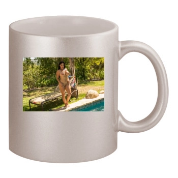 Holly Halston 11oz Metallic Silver Mug