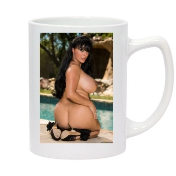 Holly Halston 14oz White Statesman Mug